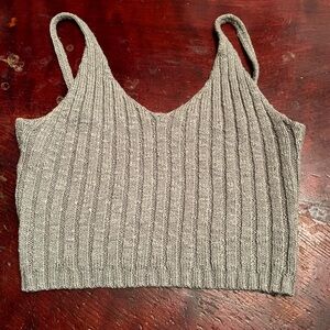 Knit crop top